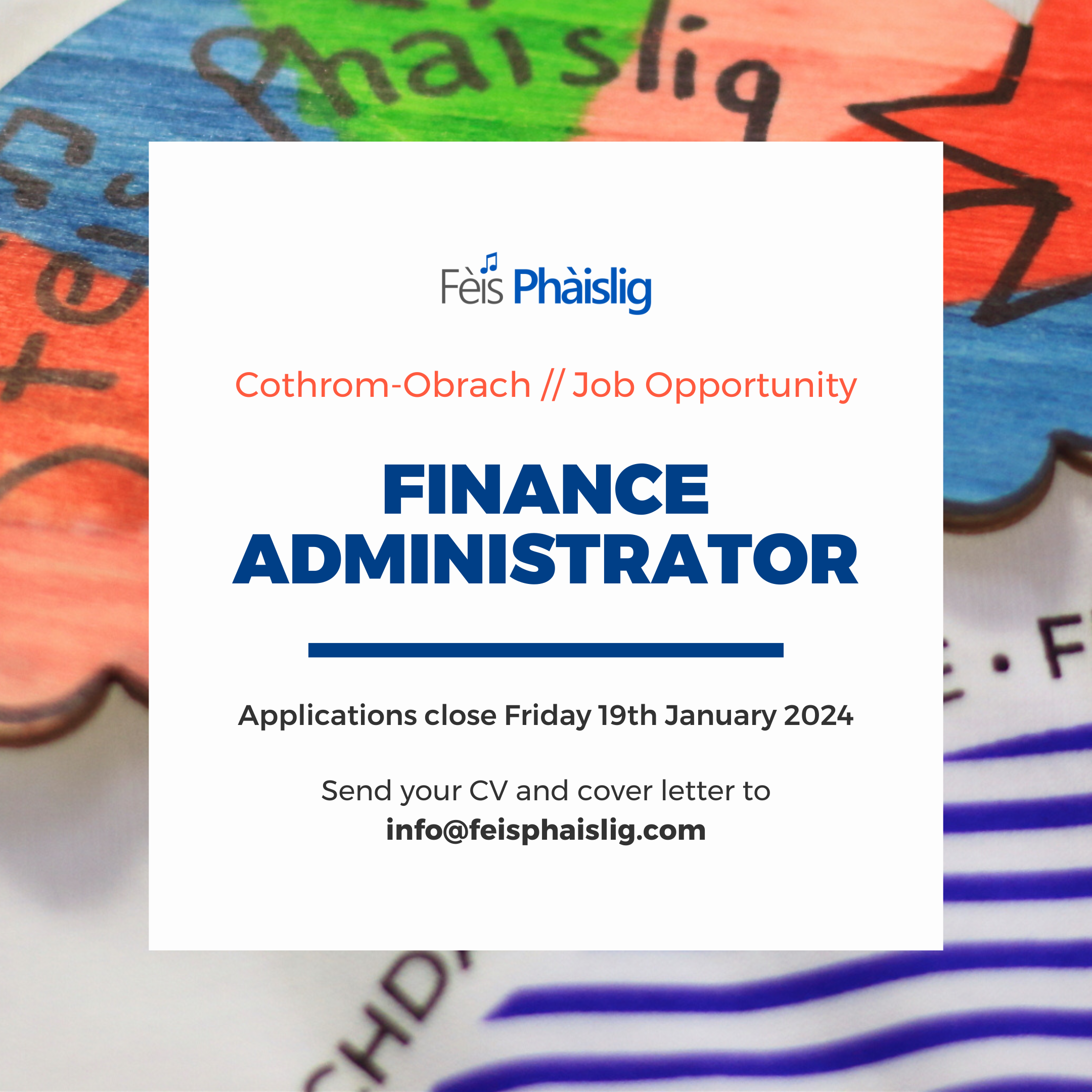 Finance Administrator Job Opportunity Finance Administrator Job Opportunity